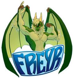 Freyr badge (halfbody)